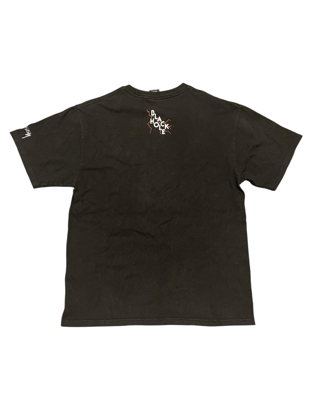 Vintage Stussy Black 'Screamers' Tee - Mens Medium image 2